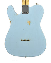 Fender Custom Shop 50s Telecaster Relic 1 Piece Body in Daphne Blue R136303 - The Music Gallery