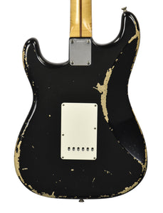 Used 2015 Fender Custom Shop Masterbuilt 57 Stratocaster Relic by Todd Krause in Black R80431 - The Music Gallery