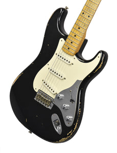 Used 2015 Fender Custom Shop Masterbuilt 57 Stratocaster Relic by Todd Krause in Black R80431 - The Music Gallery