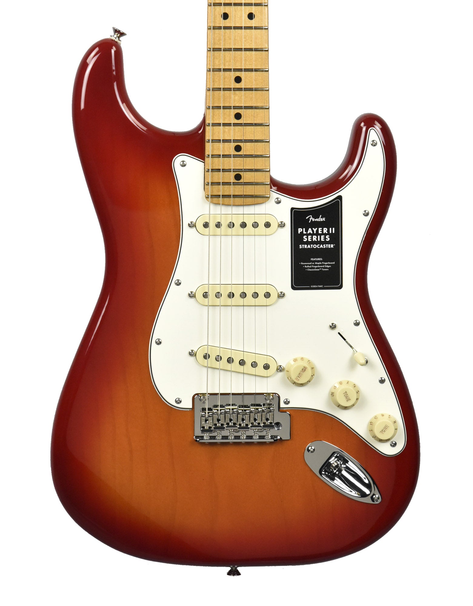Fender Player II Stratocaster in Aged Cherry Burst MXS24056822