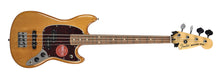 Fender Player Mustang Bass PJ in Aged Natural MX24024781 - The Music Gallery