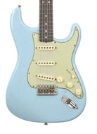 Fender Custom Shop 63 Stratocaster Journeyman Relic in Daphne Blue R141925 - The Music Gallery
