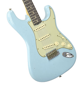 Fender Custom Shop 63 Stratocaster Journeyman Relic in Daphne Blue R141925