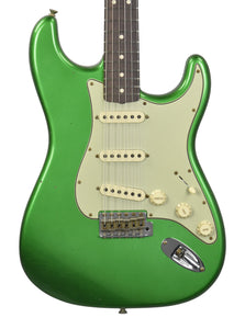 Fender Custom Shop 63 Stratocaster Journeyman Relic in Candy Green R141794 - The Music Gallery