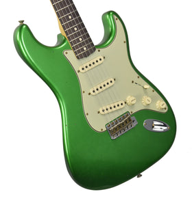 Fender Custom Shop 63 Stratocaster Journeyman Relic in Candy Green R141794 - The Music Gallery