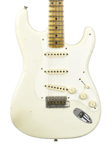 Used 2025 Fender Custom Shop '55 Stratocaster Journeyman Relic in Aged Olympic White R138106