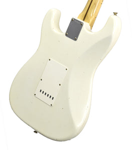 Used 2025 Fender Custom Shop '55 Stratocaster Journeyman Relic in Aged Olympic White R138106