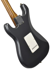 Fender Custom Shop 55 Stratocaster Journeyman Relic in Charcoal Frost Metallic R120048 - The Music Gallery