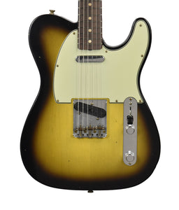 Fender Custom Shop 61 Telecaster Journeyman Relic in 2 Color Sunburst CZ576918 - The Music Gallery