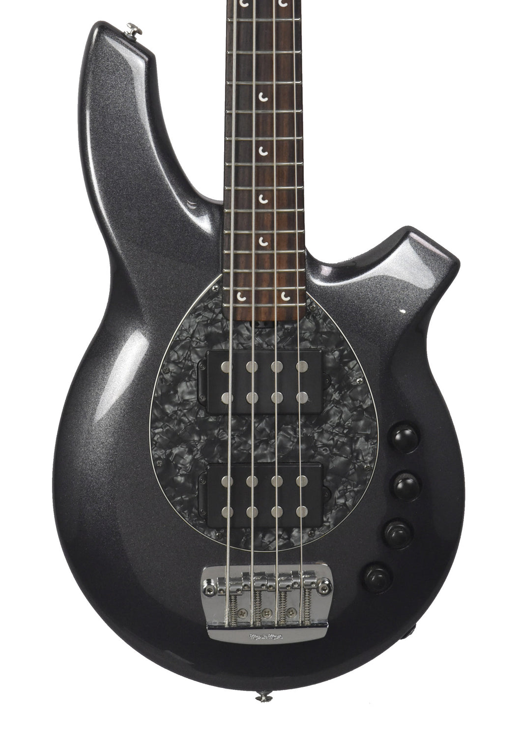 Used 2012 Music Man Bongo 4 Bass Guitar in Eclipse Sparkle F41097