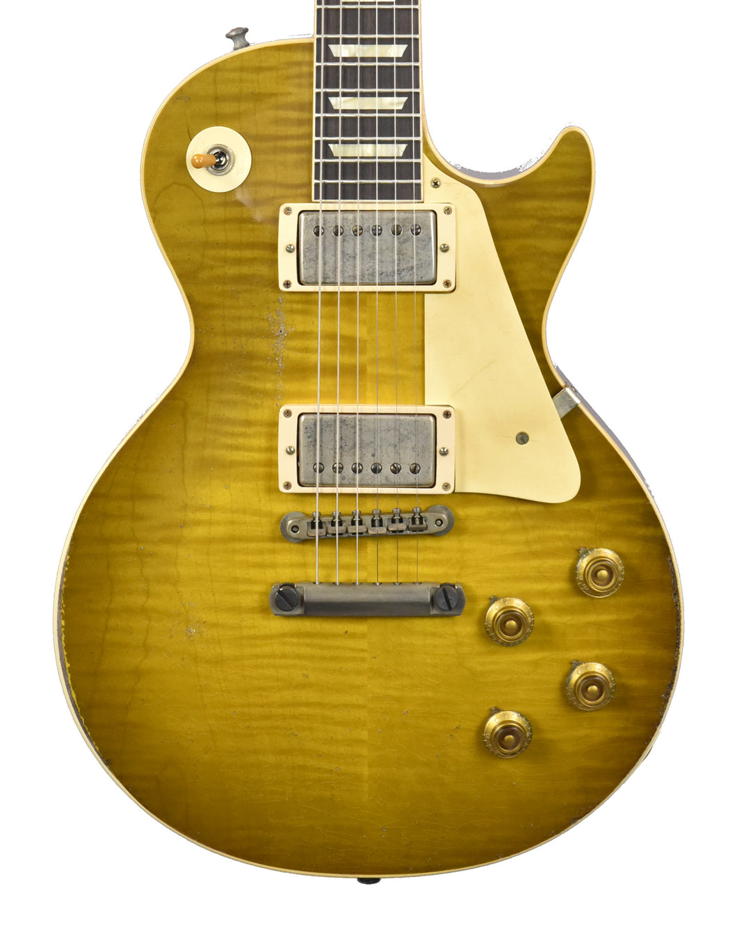 Gibson Custom 1959 Les Paul Standard Reissue Murphy Lab Heavy Aged in Green Lemon Fade 953091