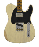 Fender Custom Shop '52 HS Telecaster Heavy Relic in Vintage Blonde R149305 - The Music Gallery