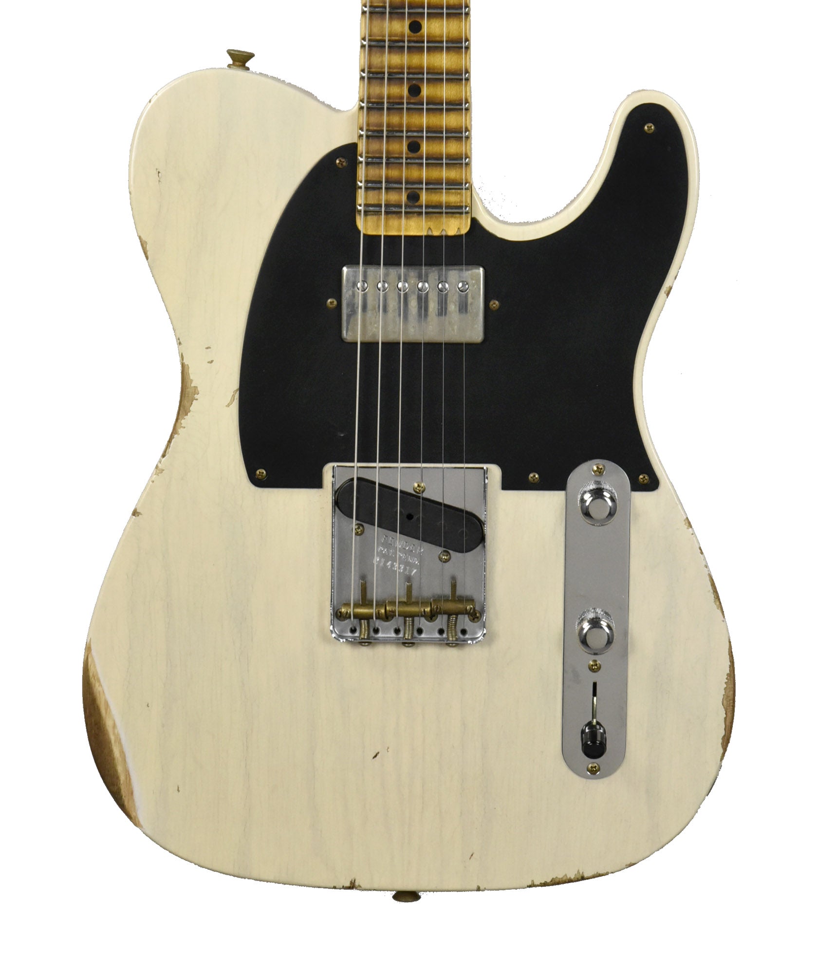 Fender Custom Shop '52 HS Telecaster Relic in Aged White Blonde