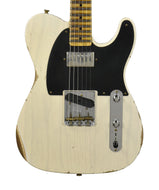 Fender Custom Shop '52 HS Telecaster Relic in Aged White Blonde R143317 - The Music Gallery