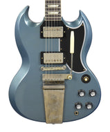 Gibson Custom Murphy Lab 1964 SG Standard Reissue w/Maestro Ultra Light Aged in Pelham Blue 504444 - The Music Gallery