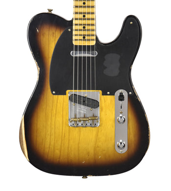 Fender Custom Shop 50s Telecaster Relic 1 Piece Body in 2 Color Sunburst R136413