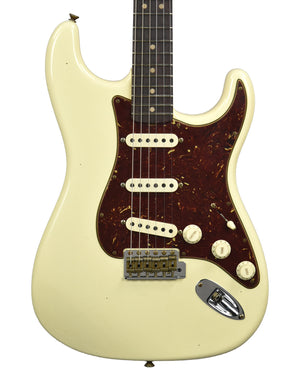 Fender Custom Shop 63 Stratocaster Journeyman Relic in Vintage White R134081