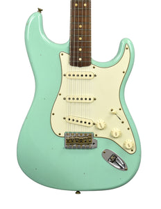 Fender Custom Shop 63 Stratocaster Journeyman Relic w/Rosewood Neck in Faded Sea Foam Green R135942