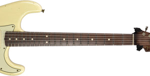 Fender Custom Shop 63 Stratocaster Journeyman Relic w/Rosewood Neck in Aged Vintage White R136017