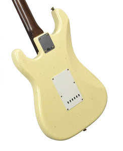 Fender Custom Shop 63 Stratocaster Journeyman Relic w/Rosewood Neck in Aged Vintage White R136017