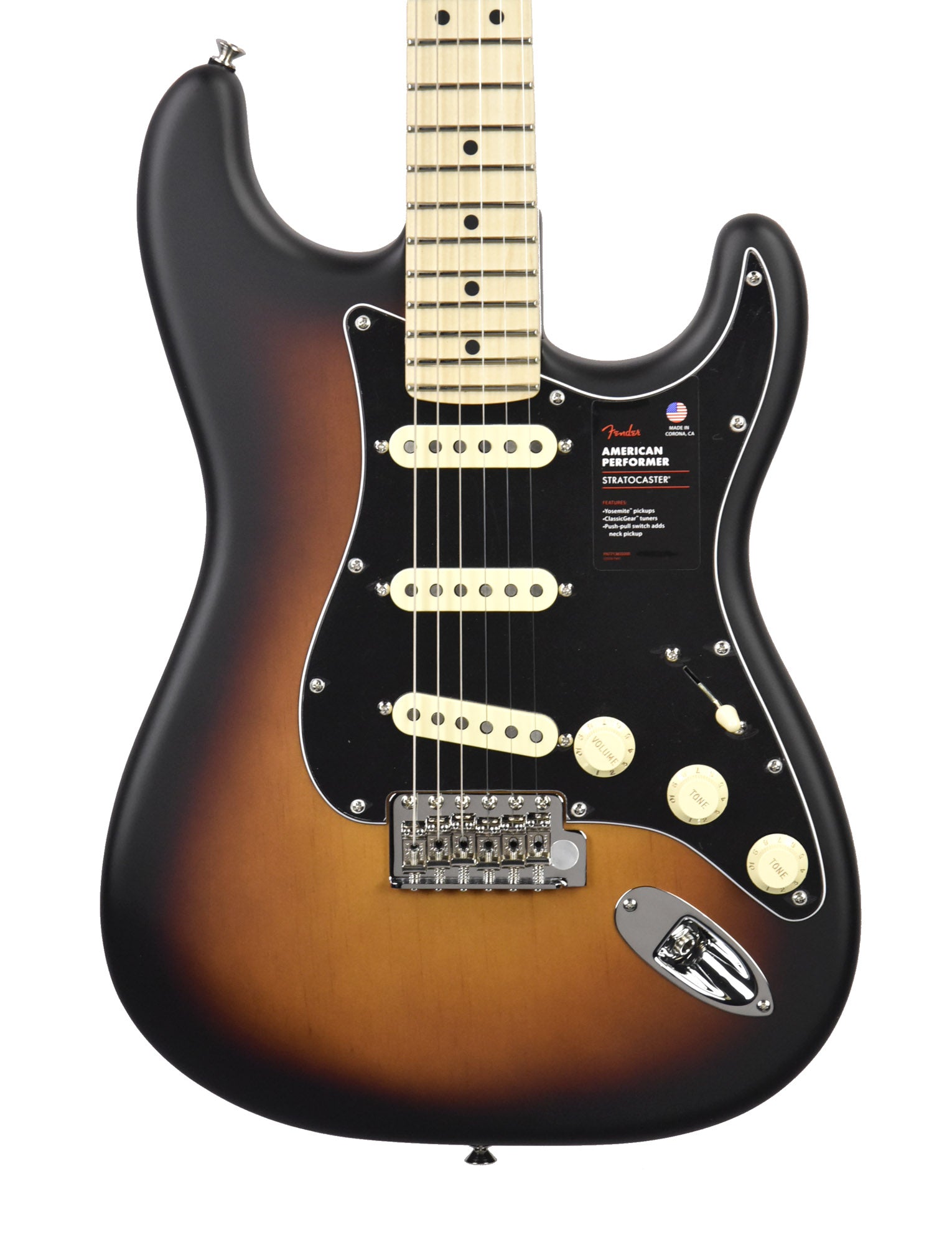 Fender Limited Edition American Performer Pine Stratocaster in 2-Color  Sunburst US240019015 | The Music Gallery