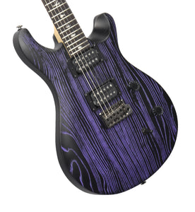 PRS SE Swamp Ash CE 24 Sandblasted Limited Edition in Sandblasted Purple CTIG020392