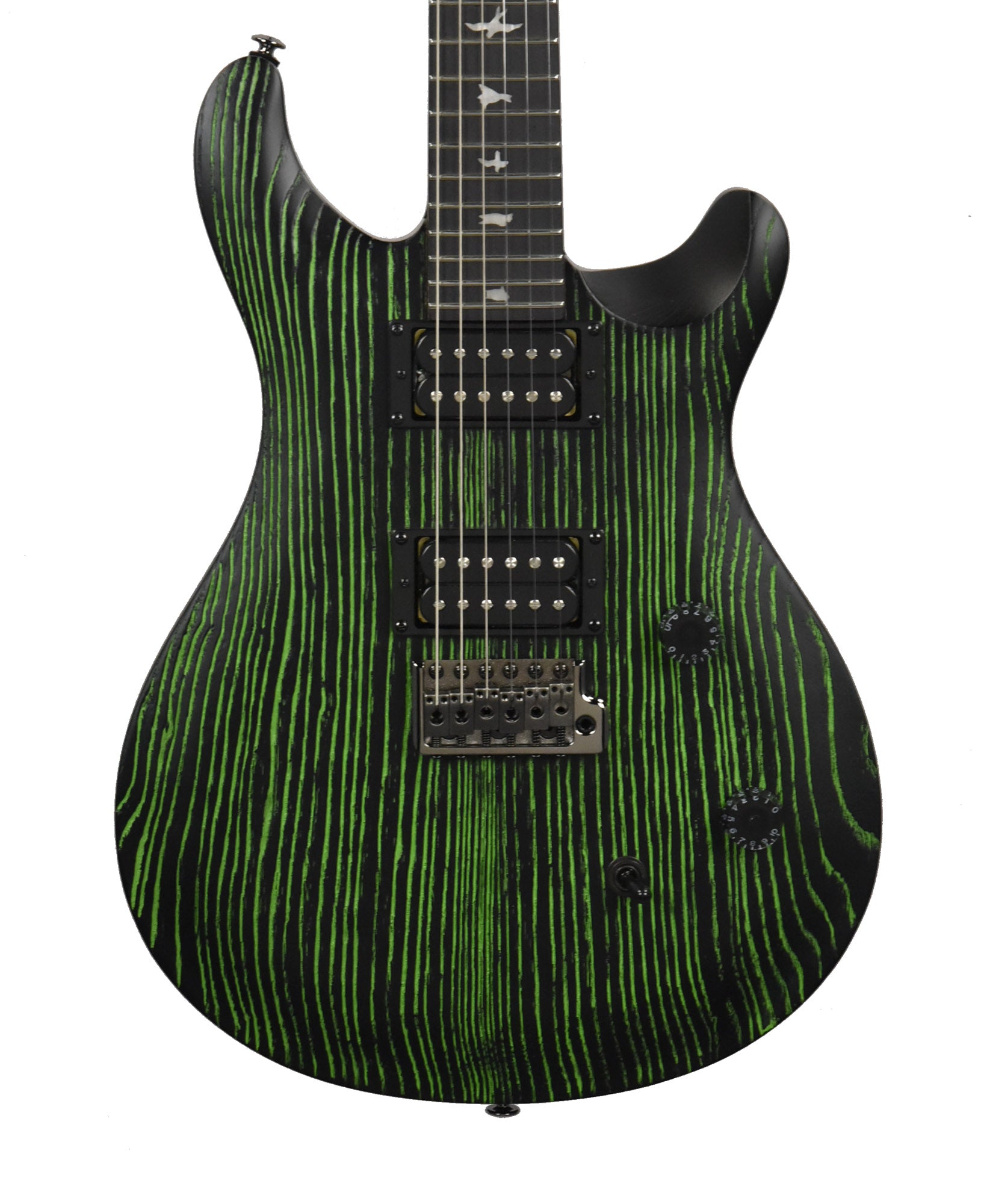 美品 PRS SE Swamp Ash CE 24 Sandblasted PRS SE Swamp Ash CE 24 Sandblasted LTD Sandblasted Green