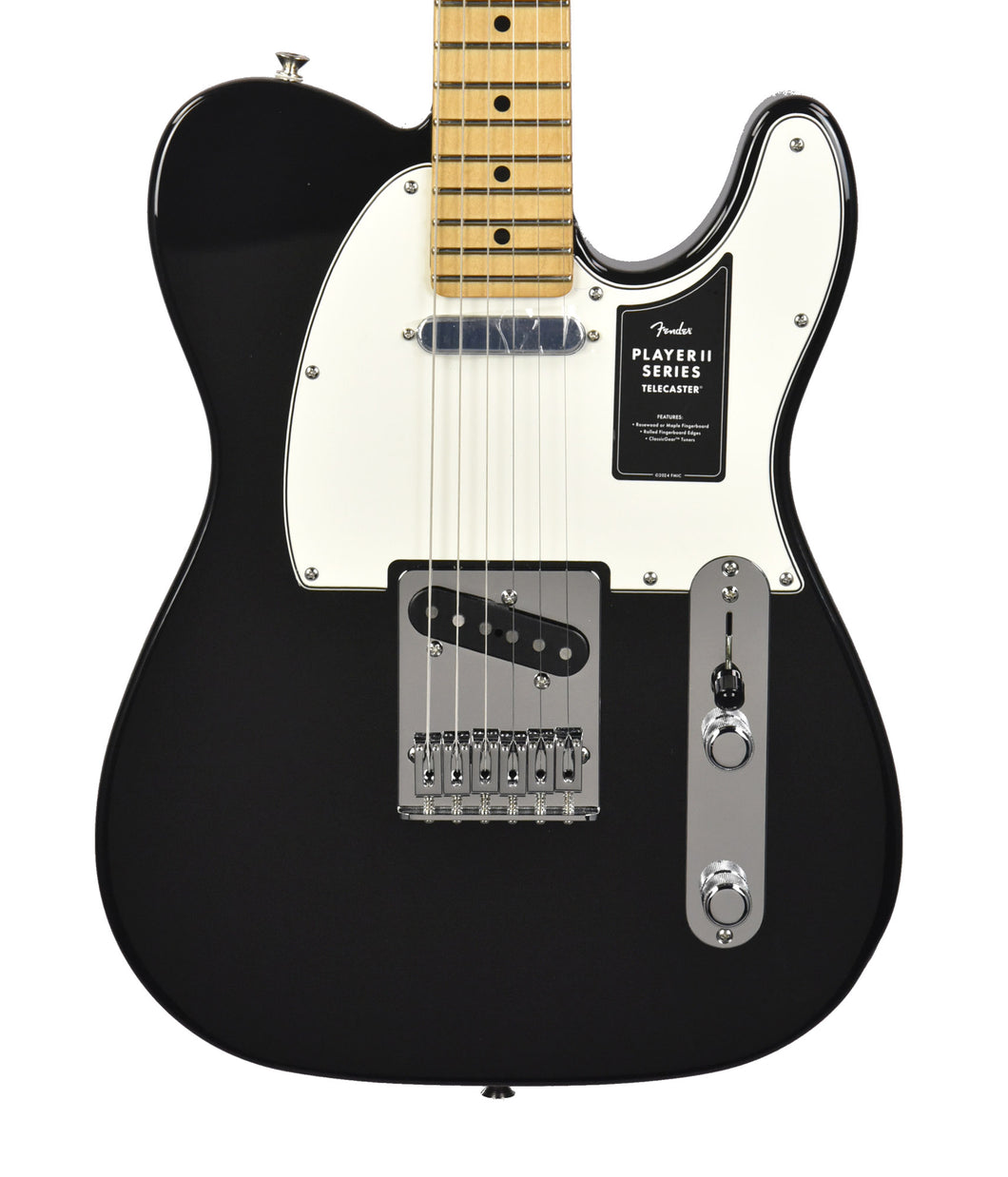 Fender Player II Telecaster in Black MX25155622 | The Music Gallery