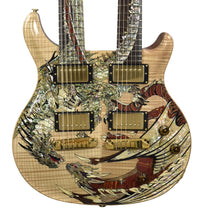 Used 2005 PRS Dragon Double Neck 6-String / 12-String Electric Guitar in Natural 102124 - The Music Gallery
