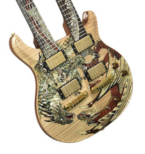 Used 2005 PRS Dragon Double Neck 6-String / 12-String Electric Guitar in Natural 102124 - The Music Gallery