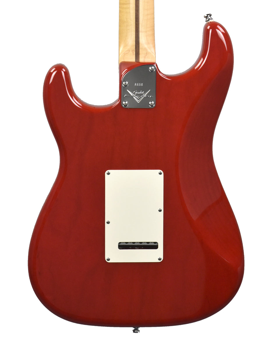 Used 2012 Fender Custom Shop Custom Deluxe Stratocaster in Candy Red 8 ...