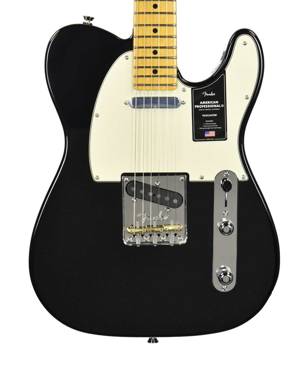 【美品】Fender American Professional Ⅱ tele Fender American Professional II Telecaster in Black US26027228