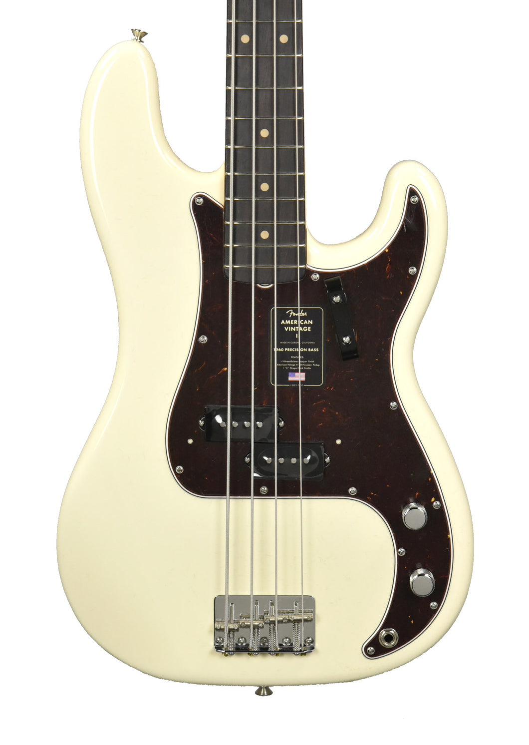Fender American Vintage II 1960 Precision Bass in Olympic White