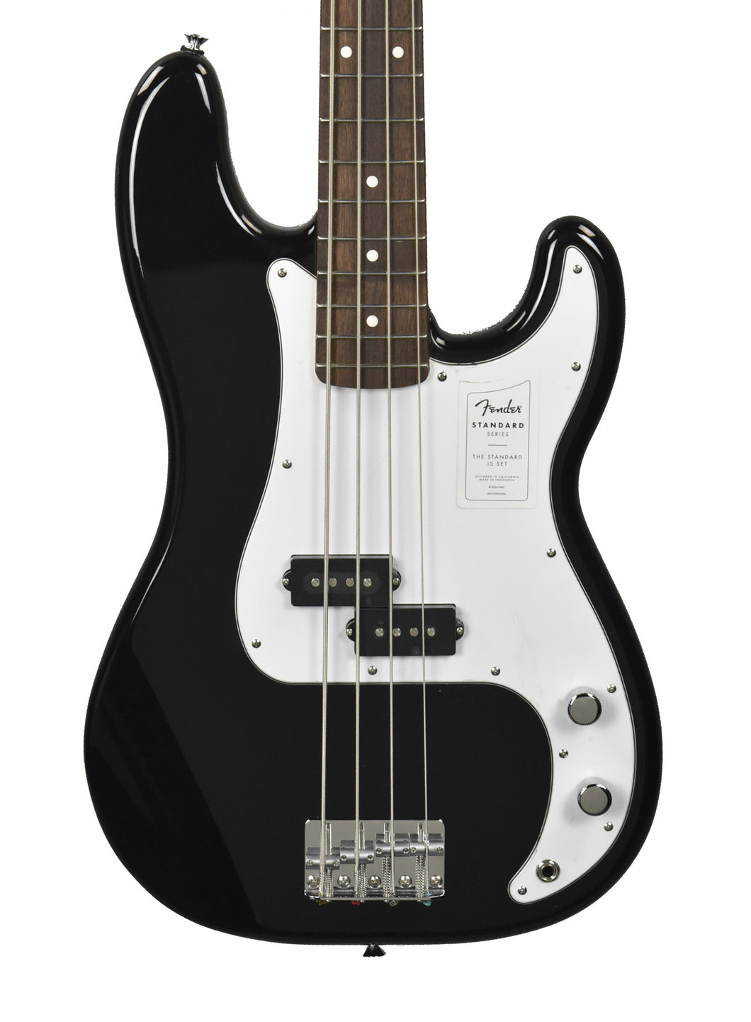 【ジャンク品】Fender Precision Bass ブラック Fender Standard Precision Bass Guitar in Black ICF25019103– The