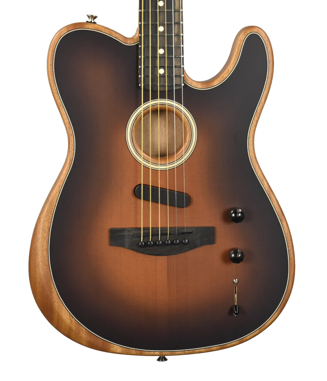 Fender American Acoustasonic Telecaster in Sunburst US253862A– The