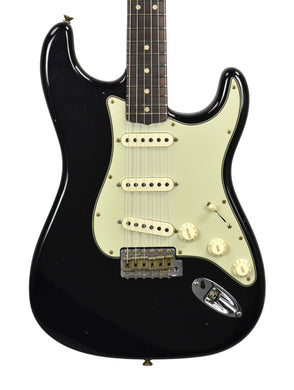 Fender Custom Shop 63 Stratocaster Journeyman Relic w/Rosewood Neck in Aged Black R135976