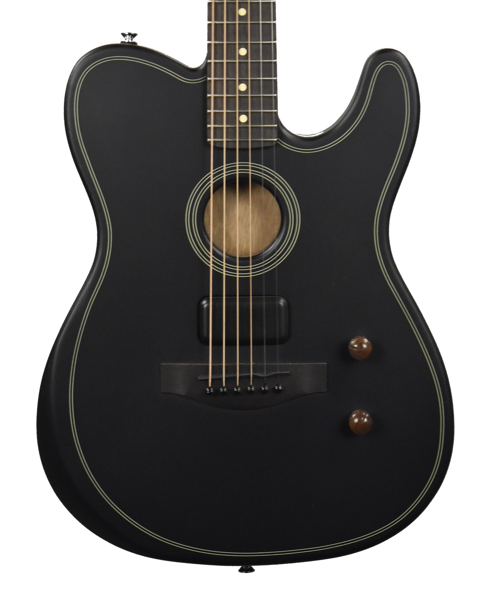 Fender Acoustasonic Standard Telecaster in Black IWF26001735– The
