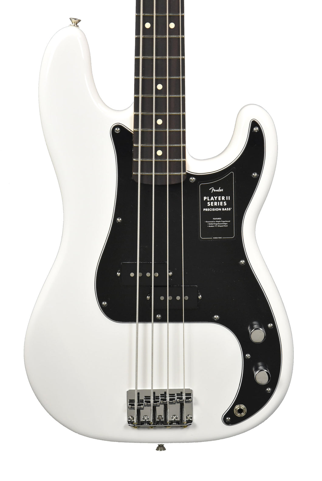 おまけ付き　Fender prayer Precision Bass ホワイト Fender Player II Precision Bass Guitar in Polar White MXA26006966