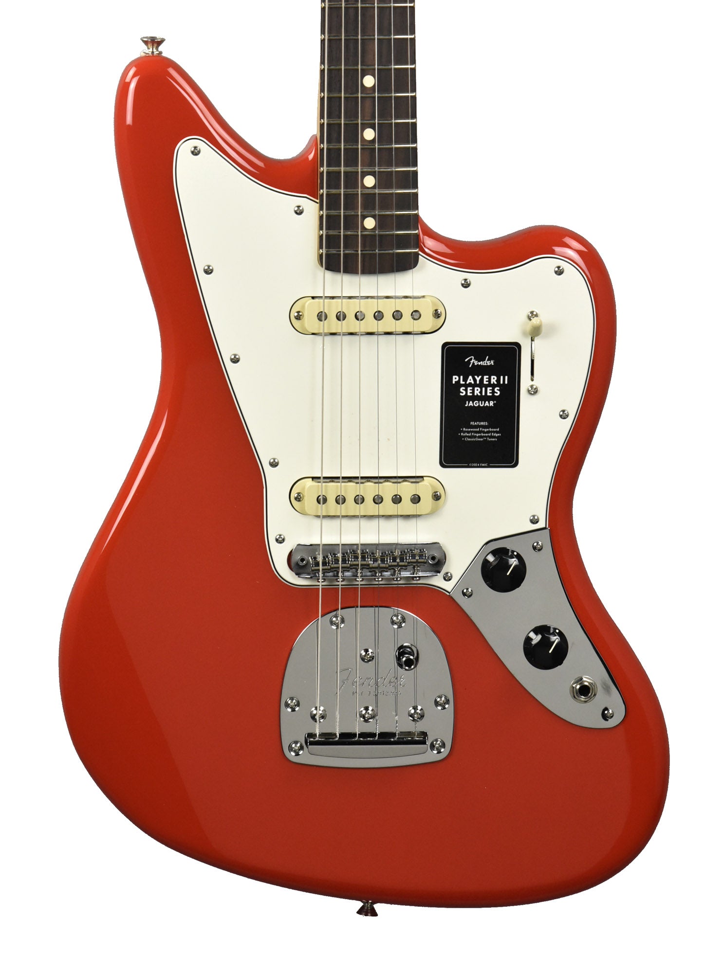 Fender Player II Jaguar in Coral Red MX25112277– The Music Gallery