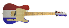 Fender Buck Owens Telecaster in Red, Silver and Blue Sparkle MX24064415