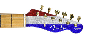 Fender Buck Owens Telecaster in Red, Silver and Blue Sparkle MX24064415