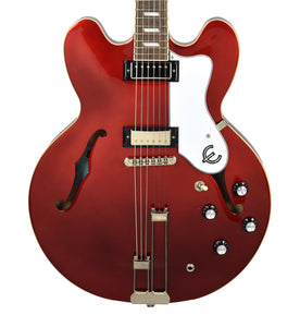 Used 2022 Epiphone Riviera Electric Guitar in Sparkling Burgundy 22011511794