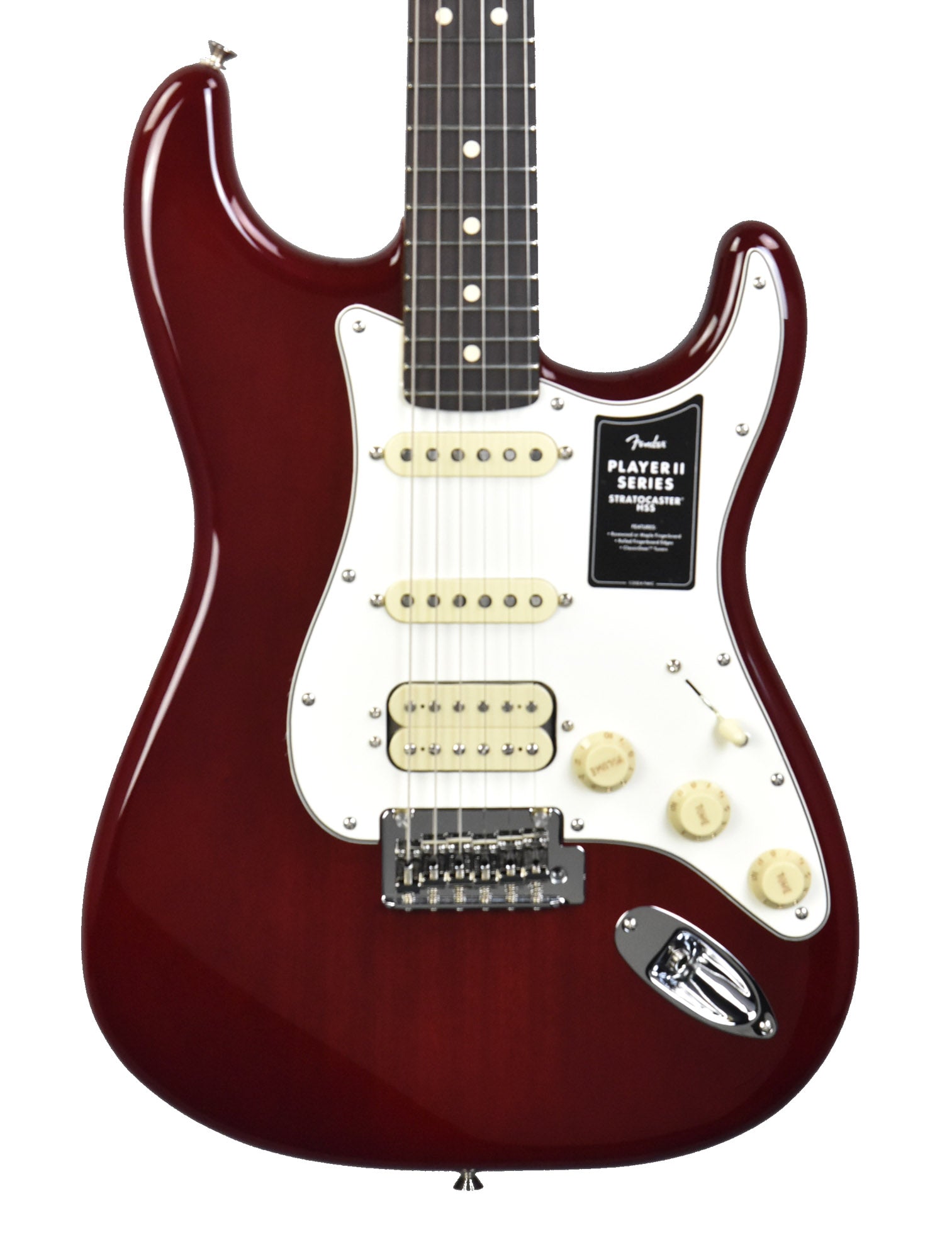 Fender Player II Stratocaster HSS in Transparent Cherry Burst