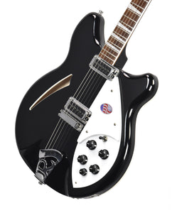 Rickenbacker 330 Semi-Hollow Electric Guitar in Jetglo 2443732