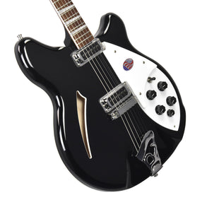 Rickenbacker 330 Semi-Hollow Electric Guitar in Jetglo 2443732