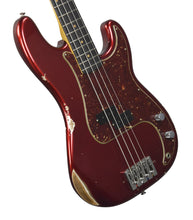 Used 2023 Fender Custom Shop Ltd '62 P-Bass Relic in Aged Candy Apple Red CZ583600
