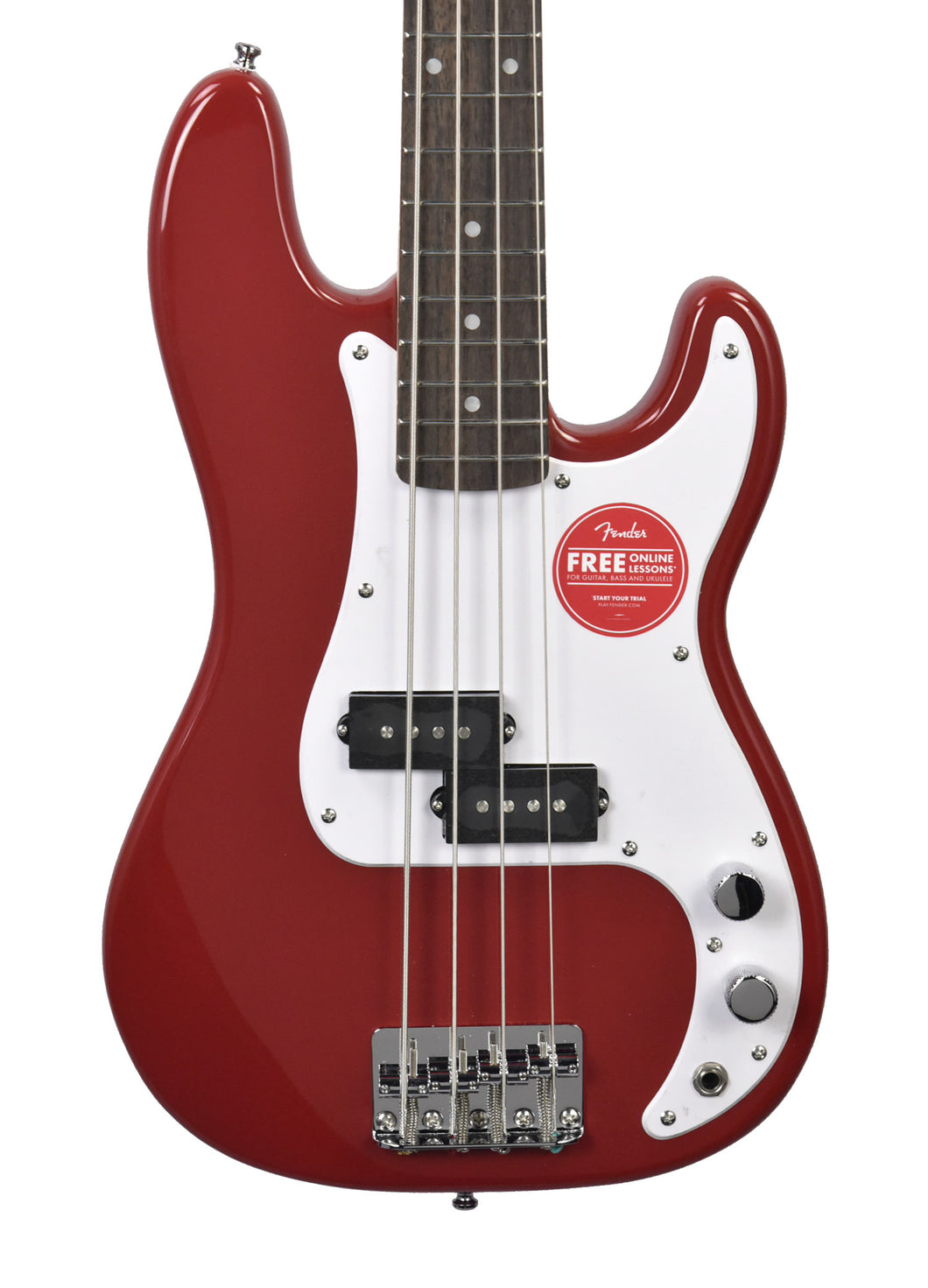 Squier Mini Precision Bass in Dakota Red ICSJ24031055