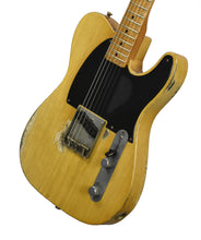 Used 2021  Fender Custom Shop '50's Esquire Relic Telecaster Master Built by Dale Wilson in Faded Butterscotch Blonde CZ552466