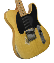Used 2021  Fender Custom Shop '50's Esquire Relic Telecaster Master Built by Dale Wilson in Faded Butterscotch Blonde CZ552466