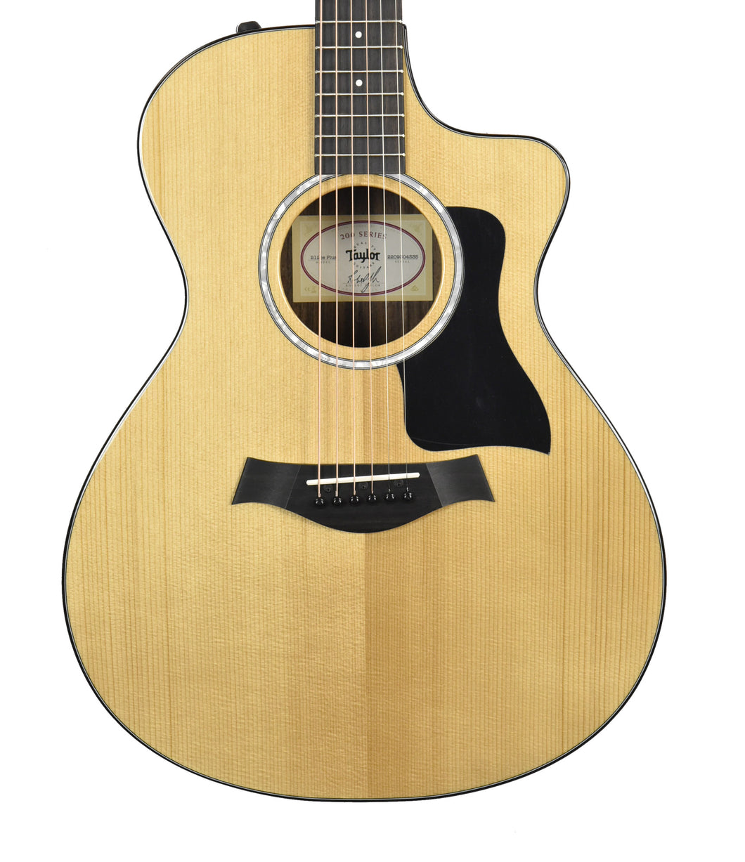 Taylor 212ce Plus Acoustic-Electric in Natural w/Aero Case 2209304335